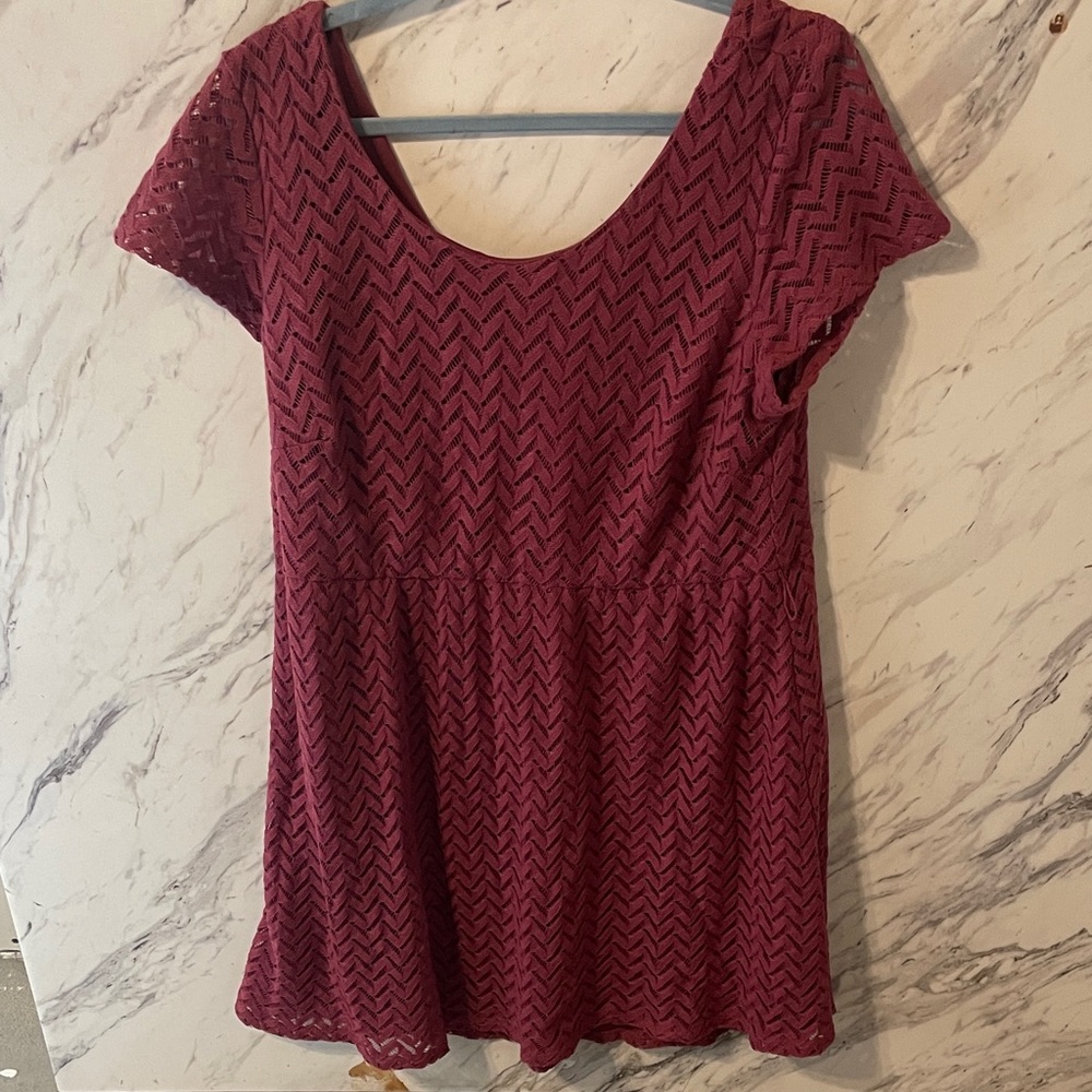 Maurices Deep Red Dress